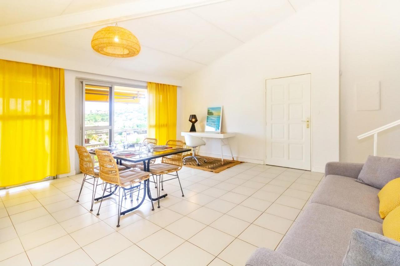 Cuty - Bel Et Spacieux Apt Avec Magnifique Vue Mer Et Piscine Saint Gilles Les Bains Exteriér fotografie